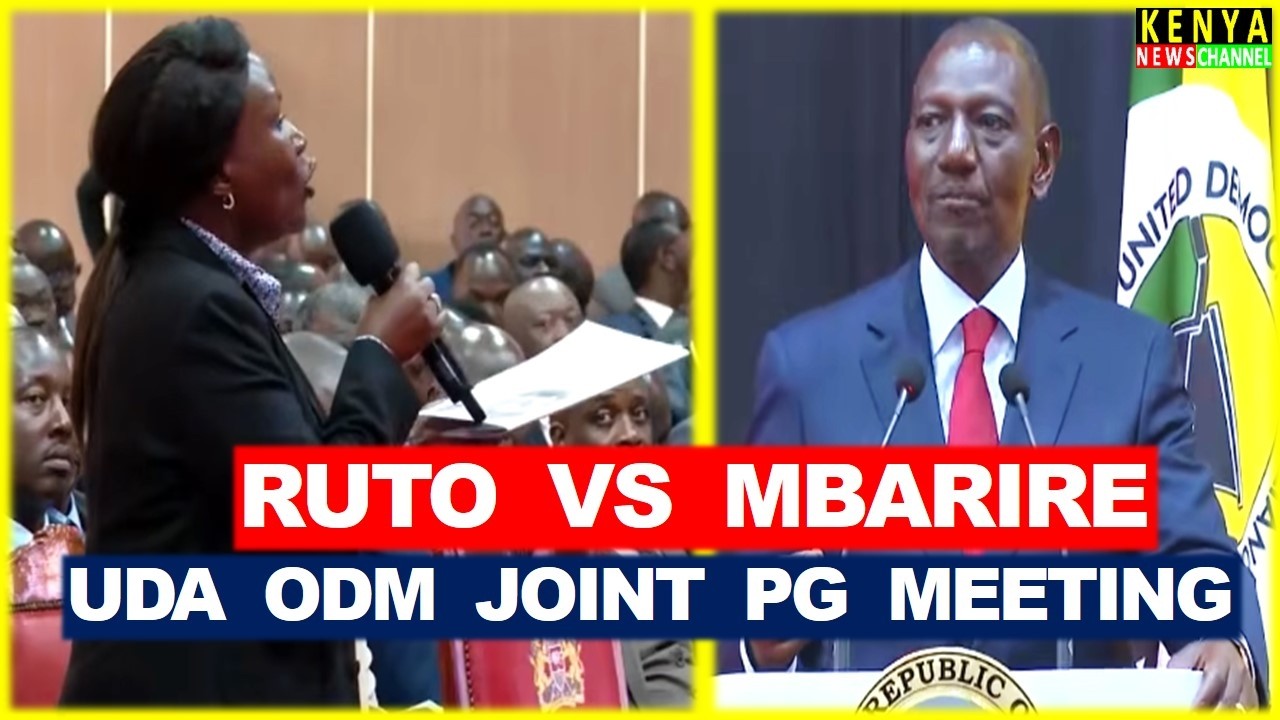 Напряженный момент: разгневанная Сесилли Мбарире обратилась к Руто лично на заседании парламентск...