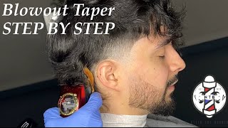 Blowout Taper Textured Fringe | Barber Tutorial