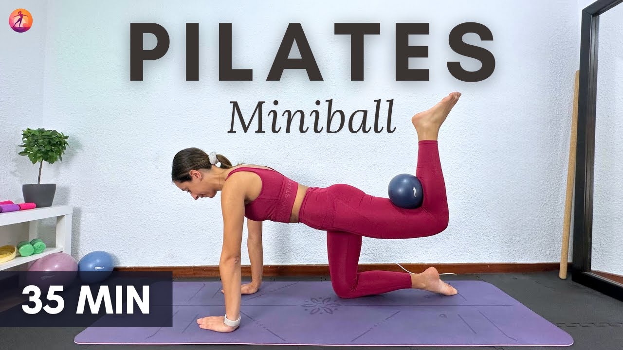 Pilates con Mini ball 35 min | Rutina con Pelota para Cuerpo Completo