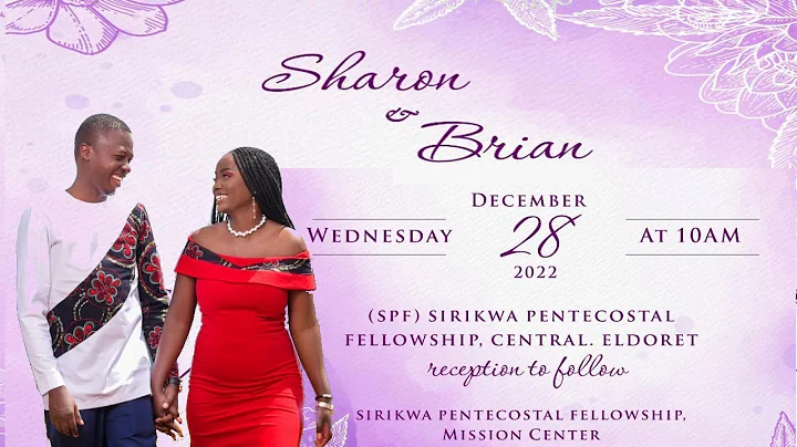 SHARON WEDS BRIAN