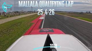 MALLALA QUALIFYING LAP IN A SPEEDWAY STREET STOCK. 25/4/2026. CRAIG BUCHANAN #7 RACING