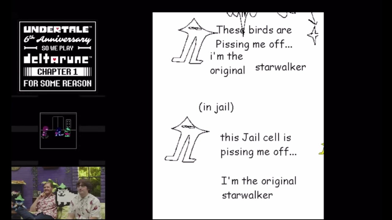 Тоби делится концепт-артом оригинального Starwalker (трансляция к 6-й годовщине Undertale)