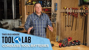 Battery Voltages | Tool Lab | Ask This Old House