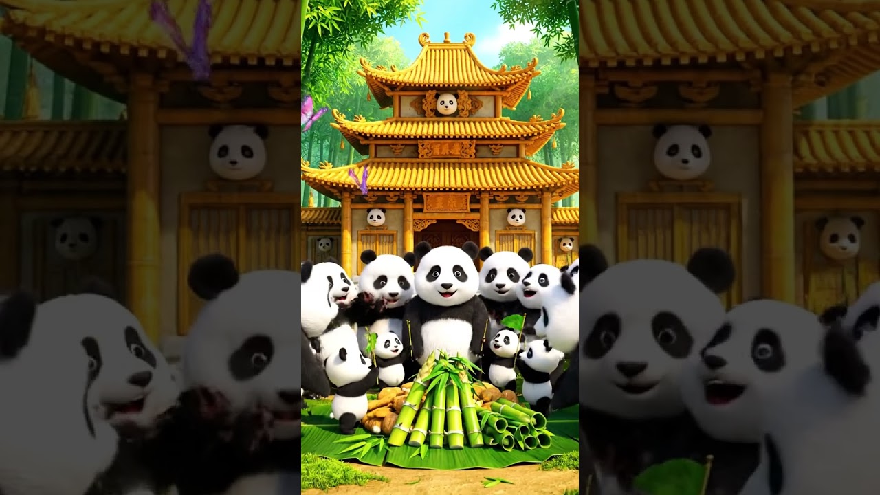 🌈 Happy Panda Parade | Cute Baby Pandas Dancing Song