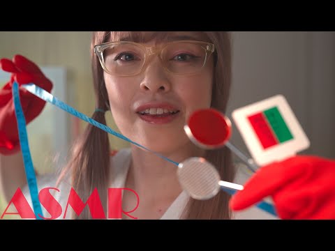 ASMR Cranial Nerve Exam / Lots of touching Doctor Roleplay