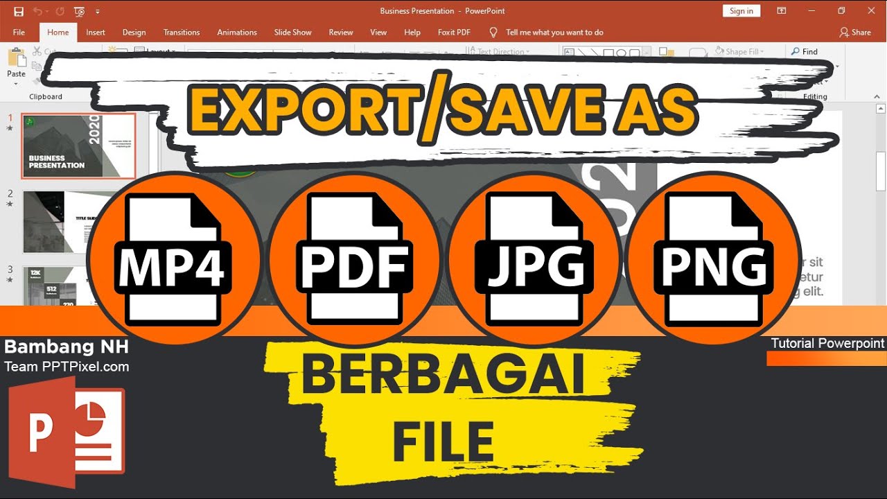 Экспорт powerpoint