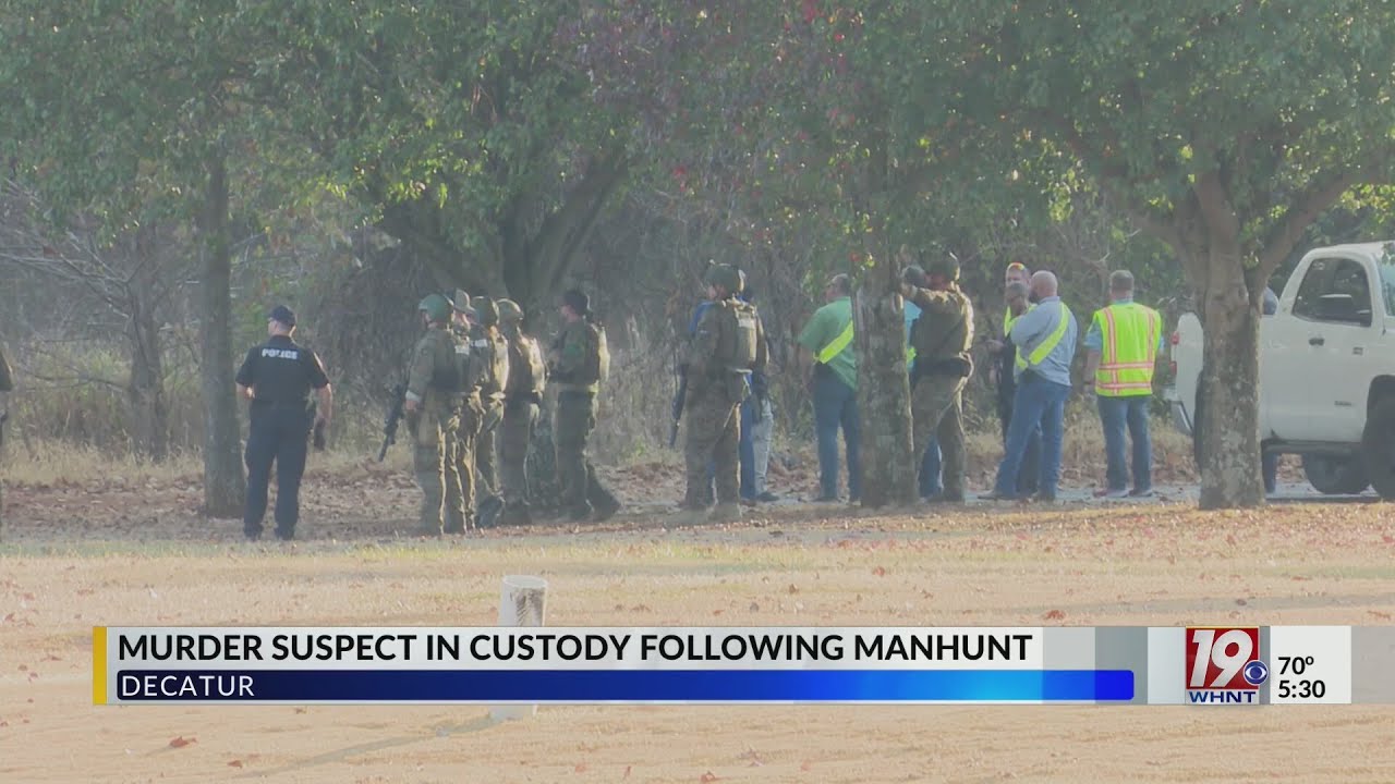 Murder Suspect in Custody After Manhunt | Nov. 5, 2023 | WHNT News 19 ...
