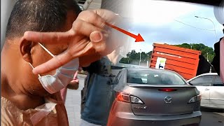 'Tunjuk 'peace' di mahkamah' | KONTENA HEMPAP WANITA DI TRAFIC LIGHT