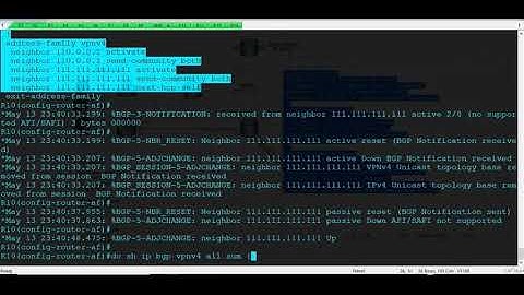 Inter-AS MPLS VPN - Option B using Next-Hop-Self , Part 2 (Config. Only)#inter-as #vpn #mpls #bgp