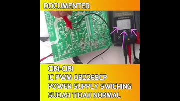 CIRI-CIRI IC PWM OB2269 POWER SUPPLY SWITCHING SUDAH RUSAK #automobile #polytron #acpanasonic