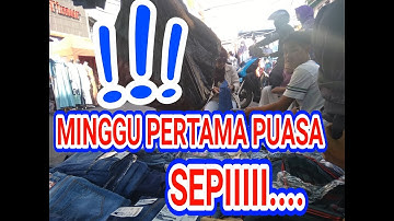 Pembeli sepi di awal minggu puasa di cfd (cfd Garut)
