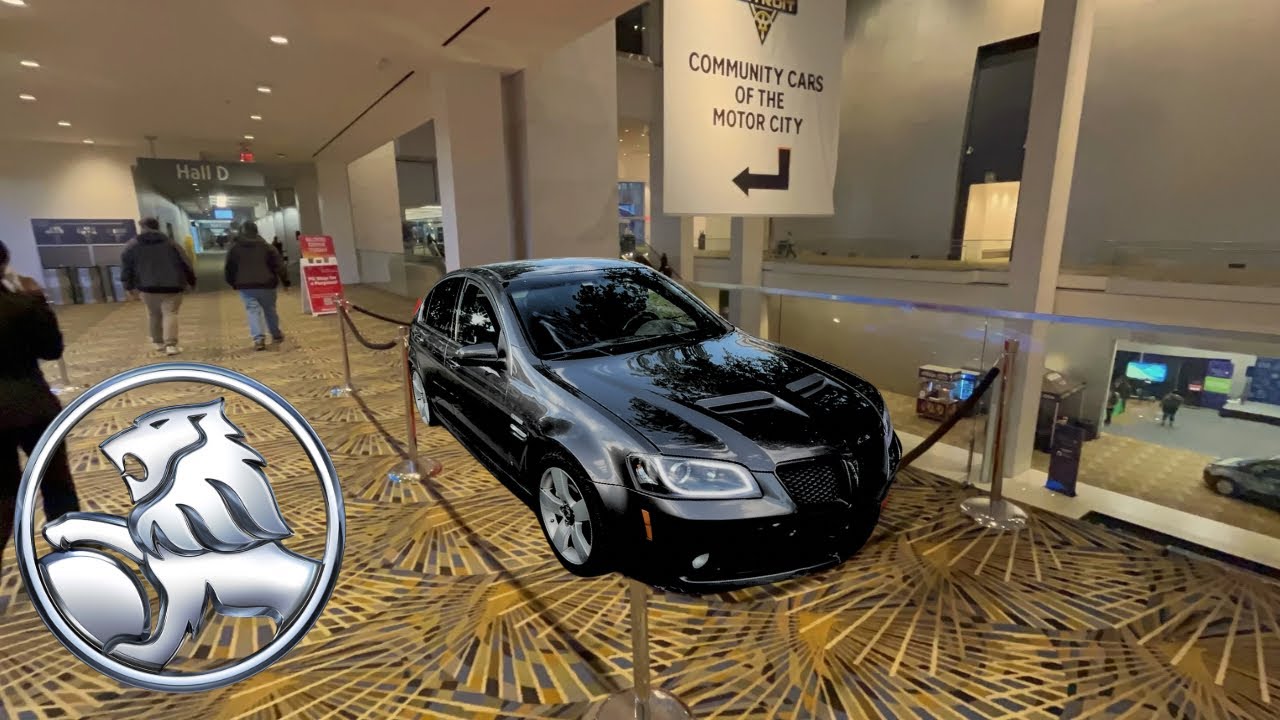 I TOOK MY G8 TO THE DETROIT AUTO SHOW!