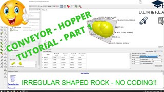 CONVEYOR – HOPPER TUTORIAL FOR EDEM 2020 – PART 1 #EDEM2021 #CAD #Rockmodelling