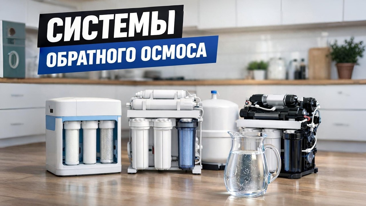 Лучшие фильтры обратного осмоса 2026🔥ТОП-5 систем для квартиры. Рейтинг под мойку. Очистка воды дома