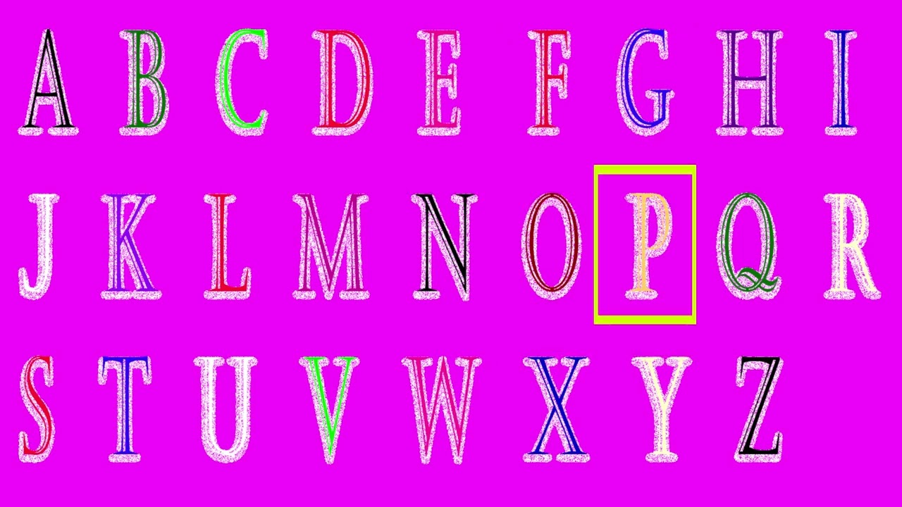 Learn to read English alphabet