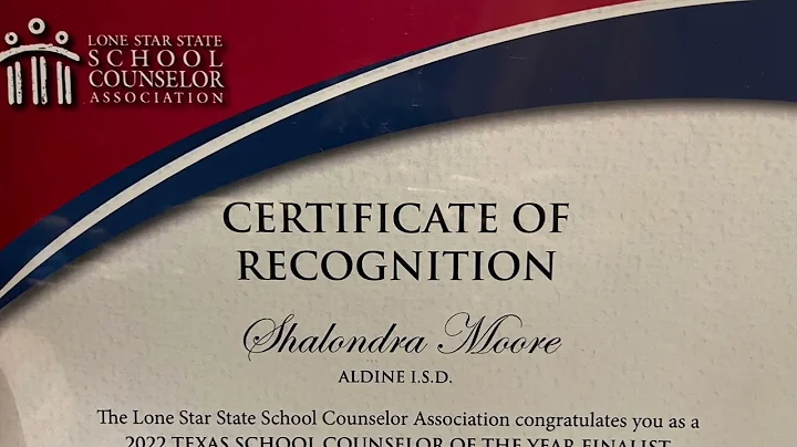 LSSSCA SCOY 2022 Finalist Counselor Moore