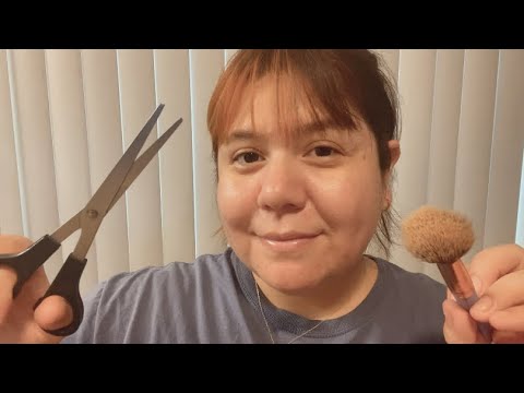 ASMR Mom Cuts Your Hair and Does Your Makeup (Roleplay) 💇‍♀️