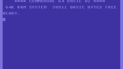 Commodore C64 (Scratch)