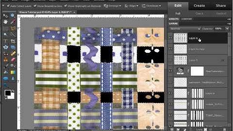 Digital Scrapbooking Tutorial:  Weaving
