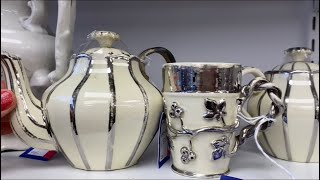 Антиквариат. Загадочный Фарфор. АНГЛИЯ Чайники Кувшины Хрусталь Antique UK
