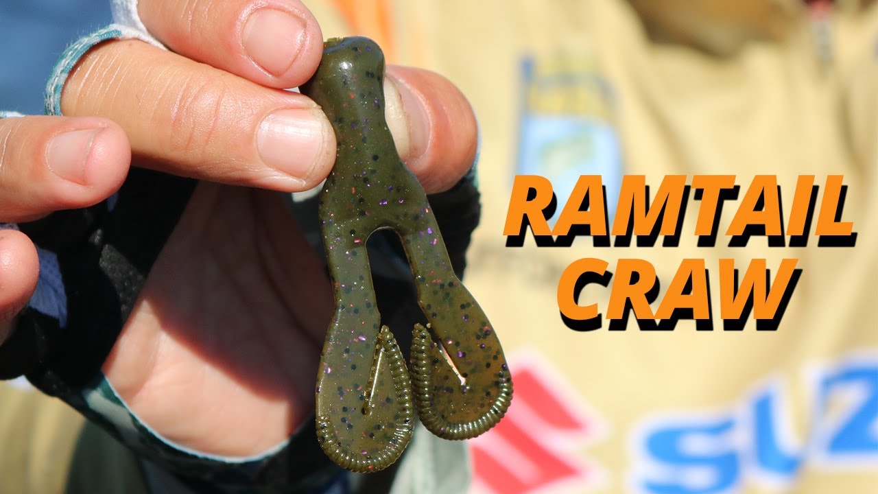 The Big Bite Baits Ramtail Craw w/ Cliff Pirch