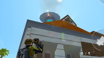 Rocket Royale - Floating Island, Destroying Ufo and Challenge Android Gameplay #13  (100% epic)