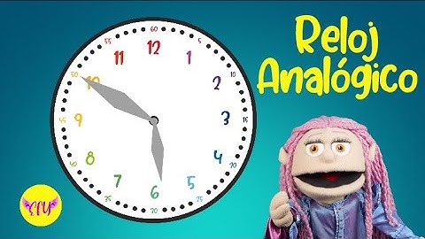 ¿Cómo leer el Reloj Analógico (de Manecillas)? para niños