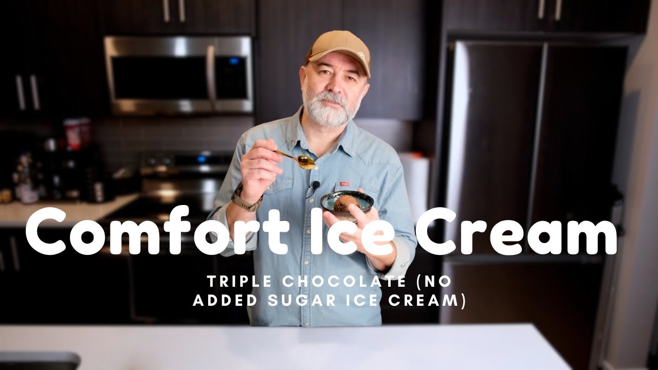 Роскошное тройное шоколадное мороженое без добавления сахара