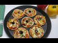 Homemade mini pizza without oven