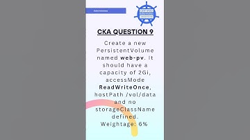 #shorts  CKA question 9 #cka #kubernetes