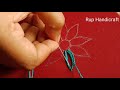 Hand Embroidery Easy Flower Design,সহজে সুন্দর ফুল সেলাই করবেন কিভাবে শিখে নিন