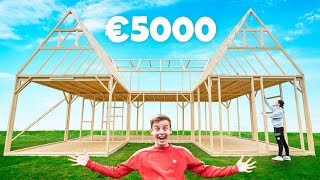 Wij Bouwen Een €5000 Villa In Achtertuin!