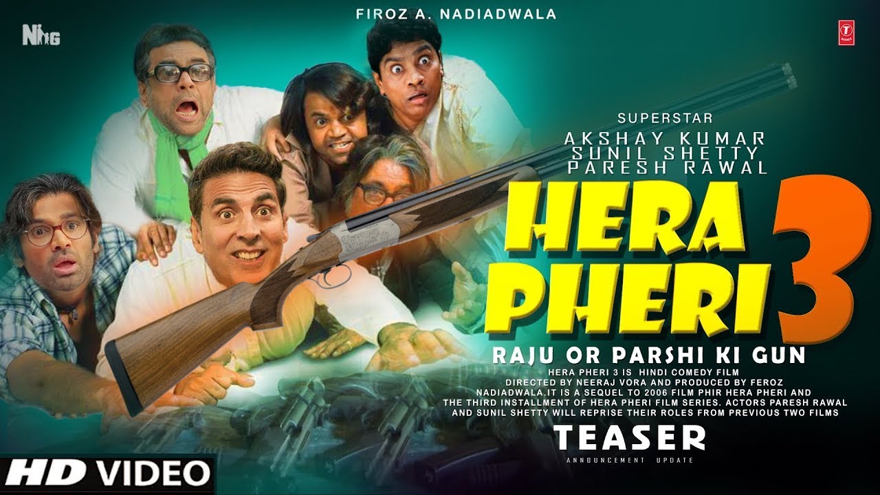 Heri pheri 3 official trailer akshay kumar paresh rawal sunil