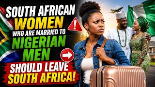 South African women who are married to Nigerian men should leave South Africa.