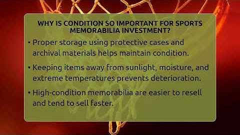 Why Is Condition So Important For Sports Memorabilia Investment? - The Memorabilia Zone