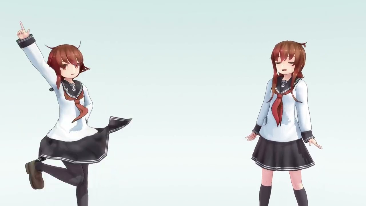 【MMD艦これ】雷・電/メズマライザー