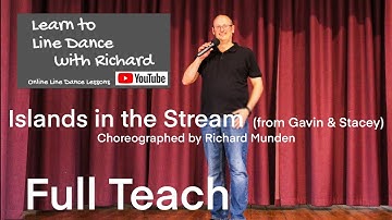 BEGINNER LINE DANCE LESSON 191 - Islands in the Stream (from Gavin & Stacey) - Part 1 - Full Teach