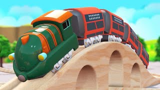 Choo Choo Train Cartoon Video for Kids - Cartoon Toy Train For Kids