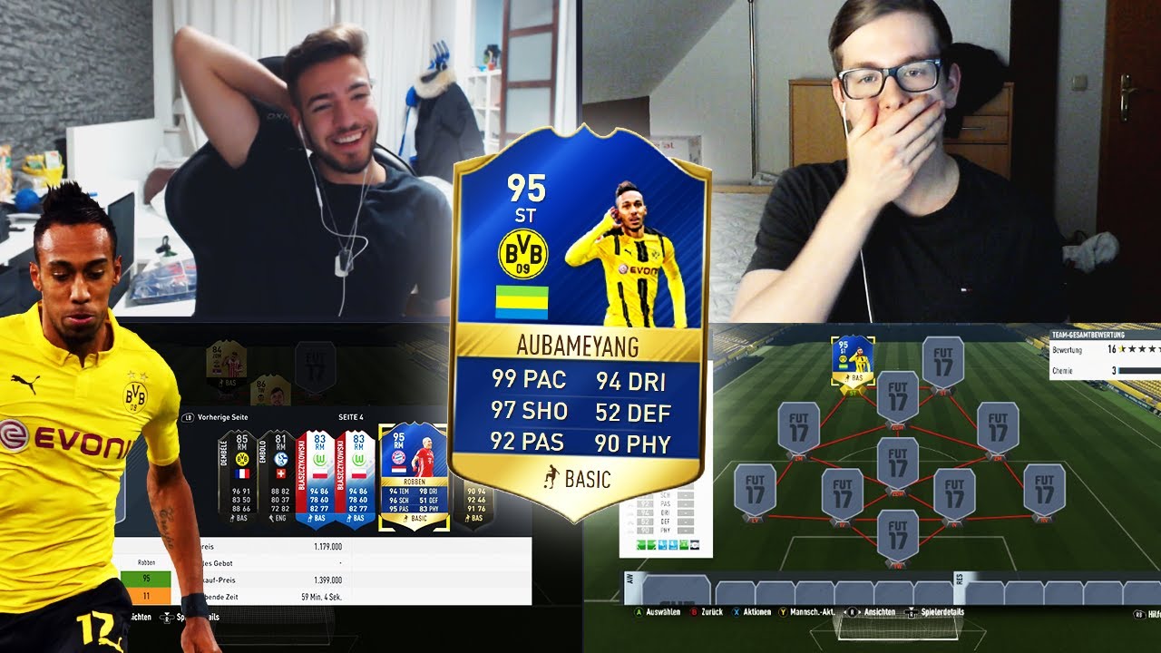 FIFA 17: TOTS AUBAMEYANG 95 BUY FIRST GUY BATTLE vs WAKEZ 😱🔥😈 - ONLY SPECIAL CARDS!