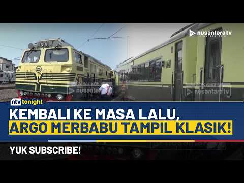 KA Argo Merbabu Bawa Pesona Masa Lalu, Tampil dengan Livery Vintage Hijau-Kuning | NTV TONIGHT