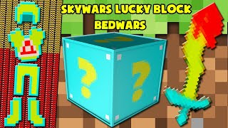 MINI GAME : SKYWARS LUCKY BLOCK BEDWARS ** CÓ RẤT NHIỀU ĐỒ ĂN VÀ VŨ KHÍ SIÊU VIP Ở ĐÂY ??