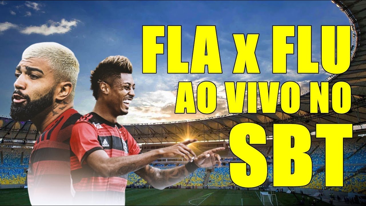 FLA x FLU AO VIVO NO SBT YouTube