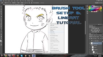How to Setup Brush for Anime Linework in Photoshop CS6 by using a mouse