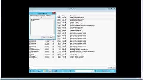 How to set the Affinity using Task Manager in Microsoft Windows Server  2012