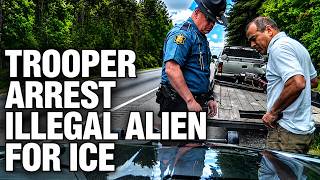 ILLEGAL ALIEN Arrested For ICE Detainment Warrant by Arkansas Trooper