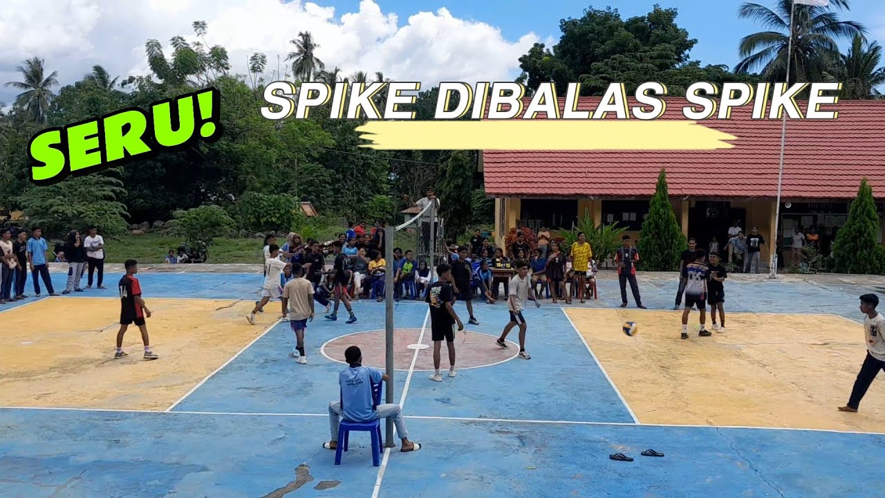 Pertandingan Volley TKJ VS PERHOTELAN