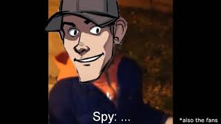 Scout&#39;s reaction when he found out Spy is his father