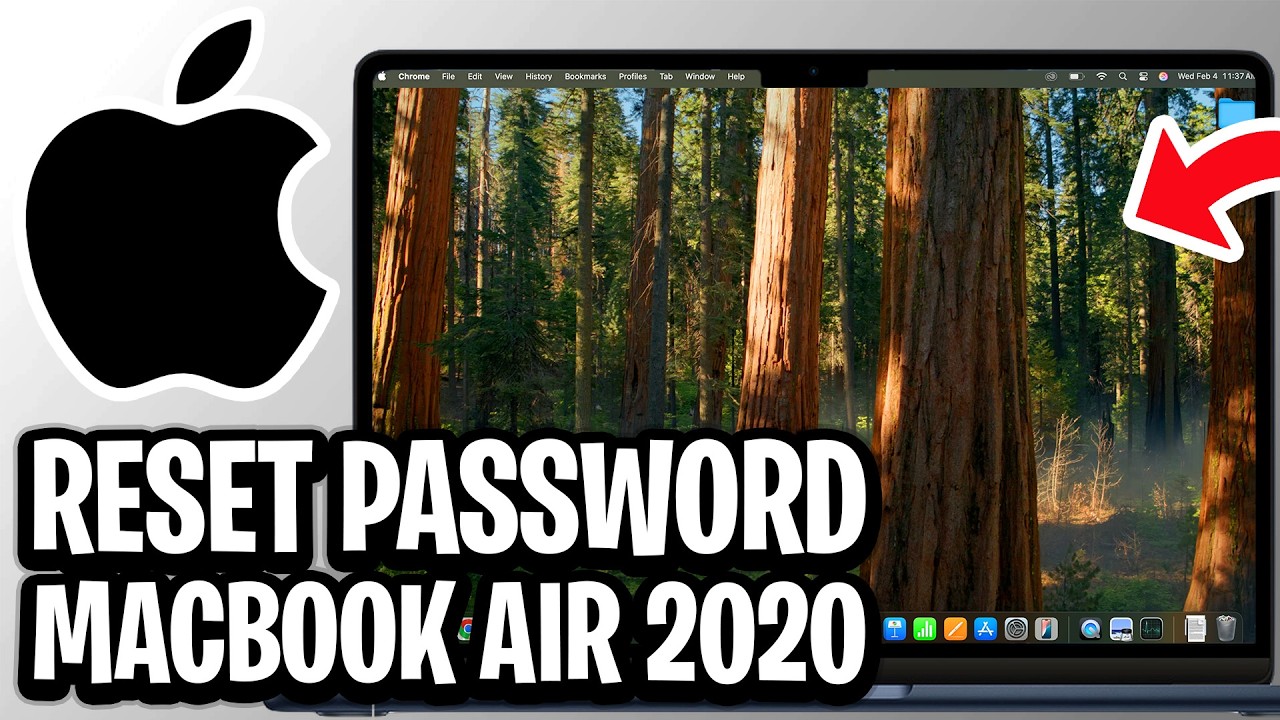 How To Reset Password on Macbook Air 2020 - Full Guide - YouTube
