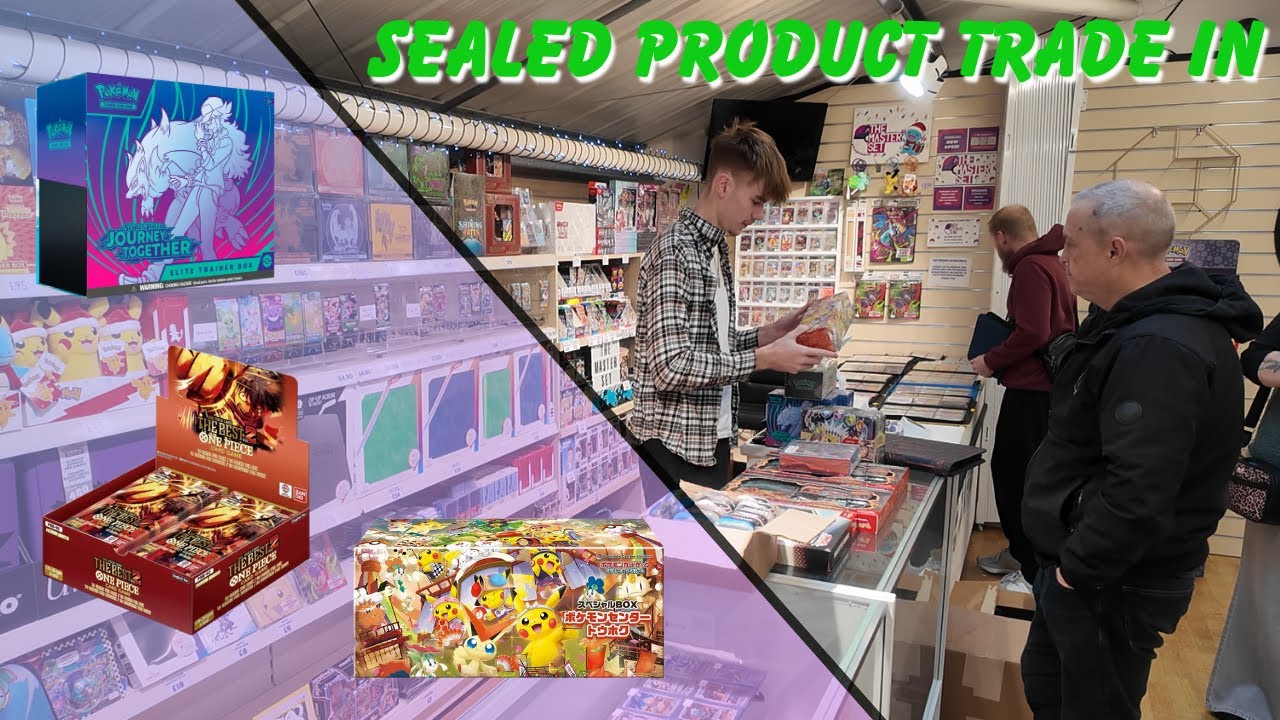 Магазин коллекционных карточек Pokemon (точка зрения продавца) + обмен запечатанных английских ка...