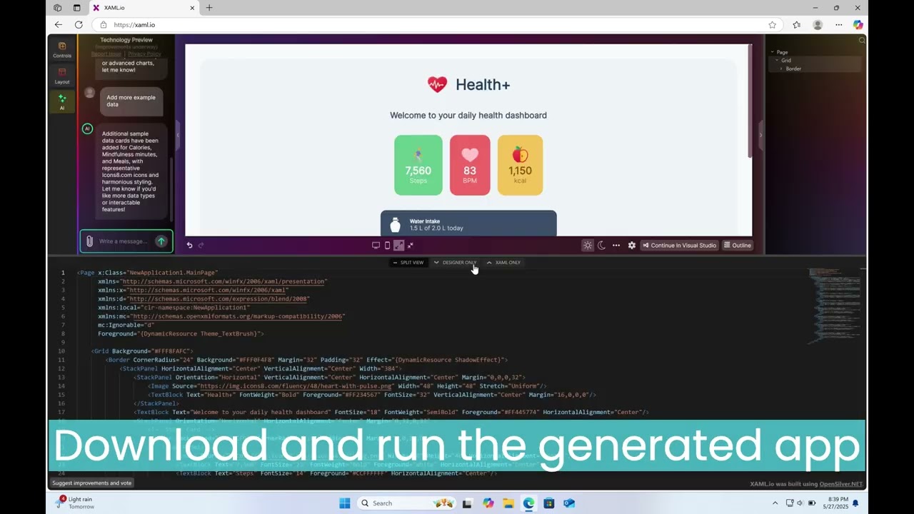 AI-Powered Web App Creation – See XAML.io in Action!